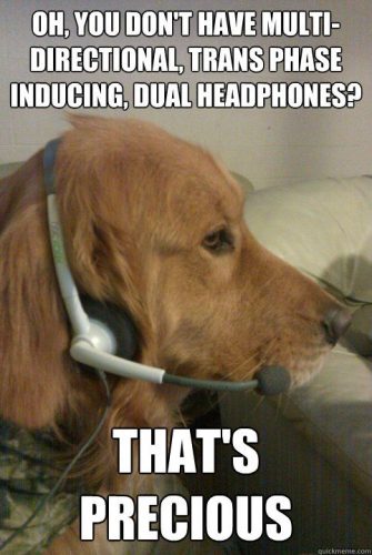 headset meme features